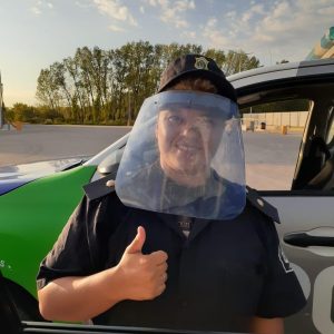 Policia control vehicular